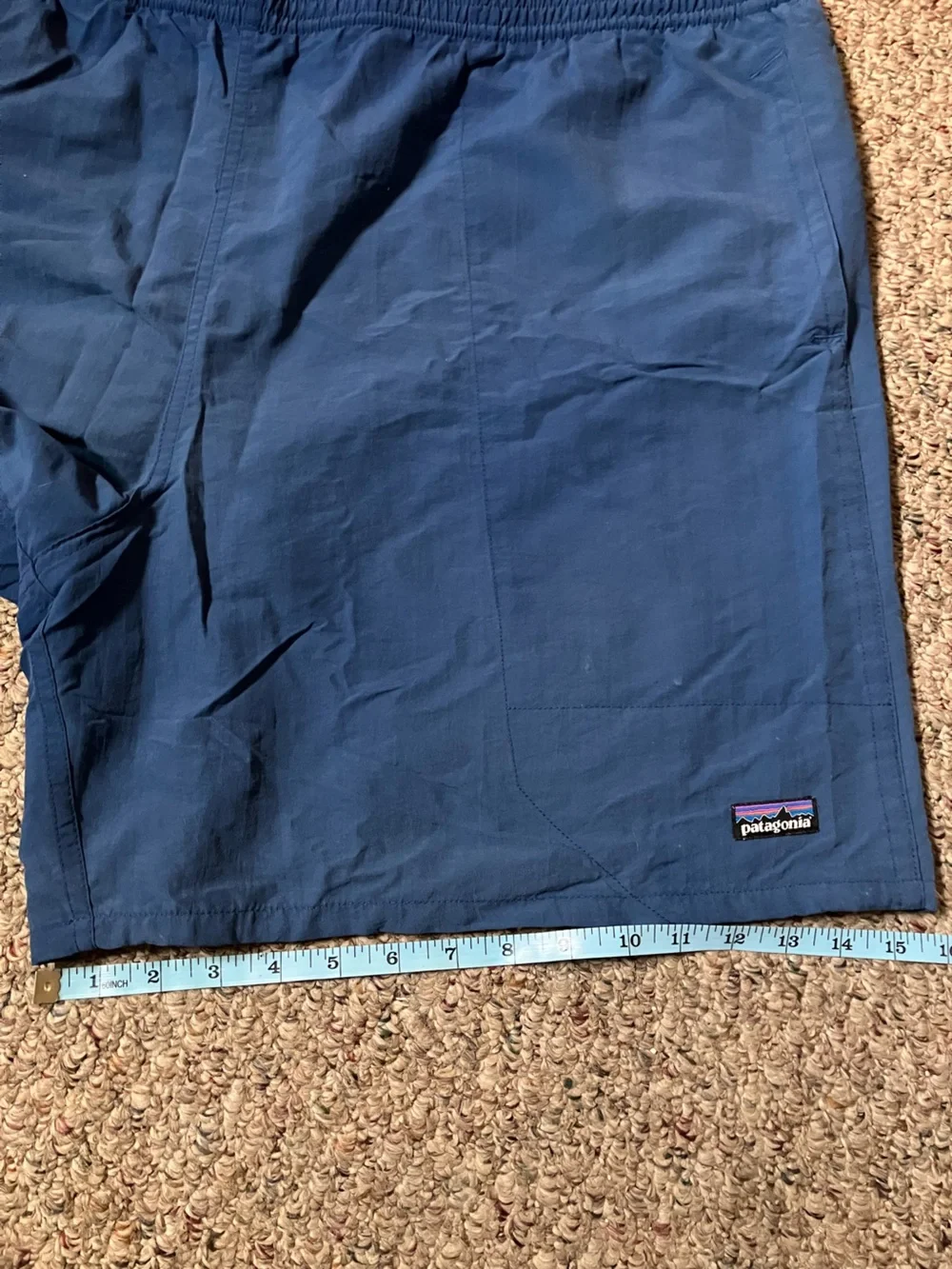 Patagonia Baggies Lined Swim Shorts Pocket Drawstring Mens XXL *READ Elastic Dry